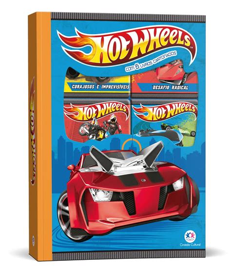 Hot Wheels Box Minilivros Livros Cartonados