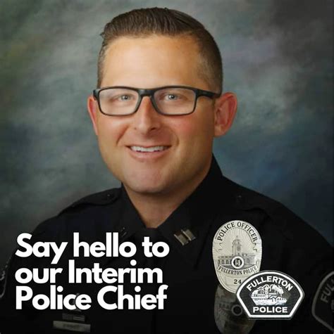 Jon Radus named Interim Police Chief - Fullerton Observer