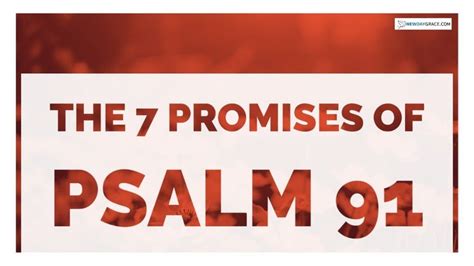 The 7 Promises Of Psalm 91 Psalm 91 Prayer Psalm 91 Psalms