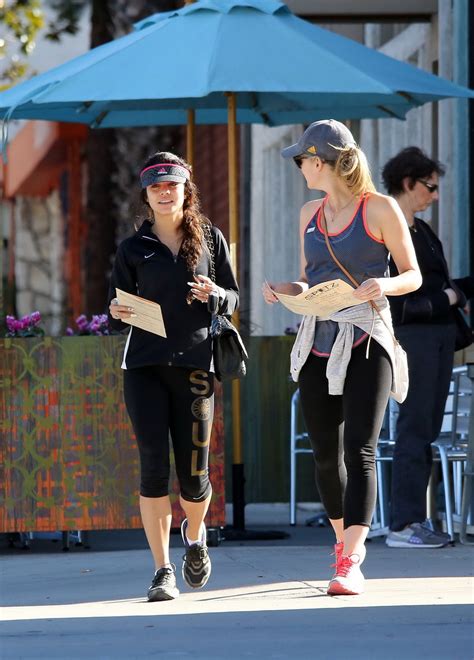 Vanessa Hudgens Wearing Sports Bra And Leggings Out For A Hike In Los Angeles Porn Pictures XXX