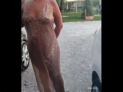 Ariela Rider Public Trasparent Dres XVIDEOS