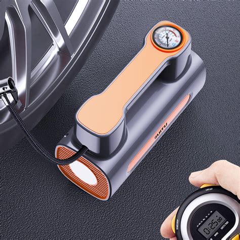 Ckraxd Car Pump Wireless Mini Portable Filling Treasure Car Pump