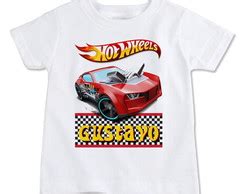 Kit Camiseta Personalizada Tema Hot Wheels Elo