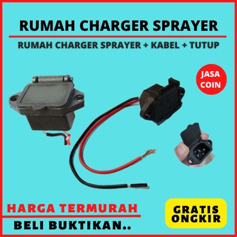 jual socket charger sprayer msa elektrik lubang socket colokan