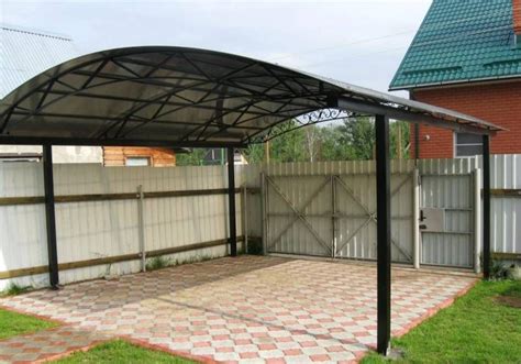 Навес для автомобиля на даче | Пергола, Навес, Дизайн патио