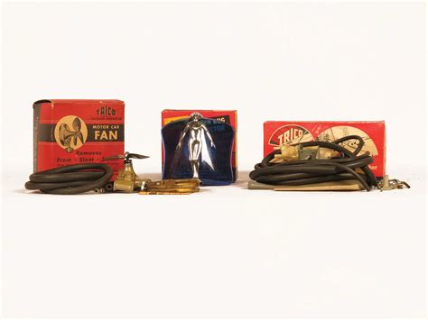 New Old Stock Auto Accessories Naked Lady Bug Deflector Trico Defroster Fan And Trico