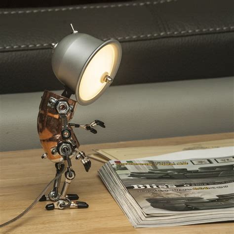 Robot Art - Robot Lamp - Table Lamp - Gift #robolight | Lamp, Robot ...