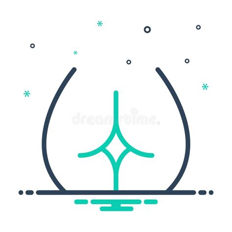 Mix Icon For Nude And Bald Stock Vector Illustration Of Logo Vector