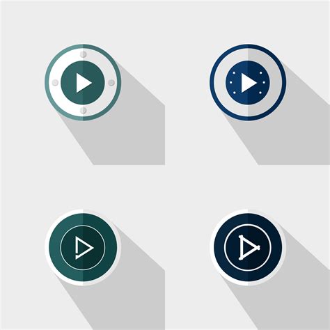 play button icon symbol  vector art  vecteezy