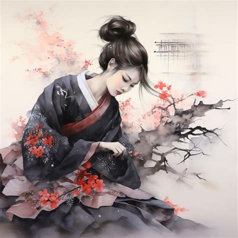 Premium Photo Traditional Ink Unveiled Handcrafted Beauty