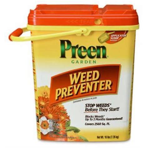 Preen 16 Lb 2560 Sqft Coverage Garden Weed Preventer