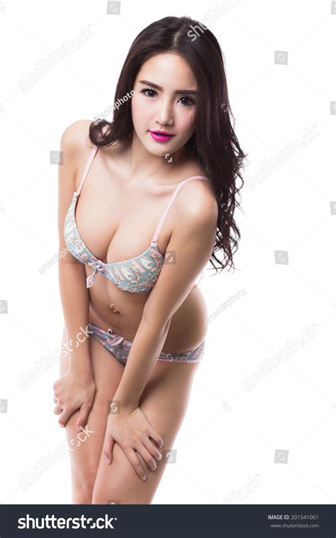 Beautiful Sexy Asian Woman Lingerie On ภาพสตอก 201541061 Shutterstock
