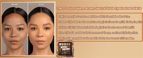 Amazon Nude Neutral Eyeshadow Palette Color Matte Shimmer Brown Gold Eye Shadow