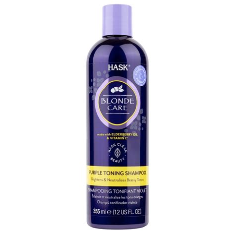 Purple Toning Shampoo Hask Blonde Care Ml Y Y Cosmetics