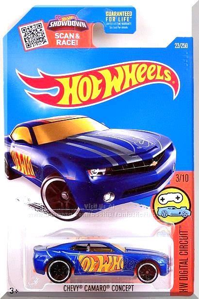 Hot Wheels Chevy Camaro Concept 16 Hw Digital Circuit 310 23250 Blue