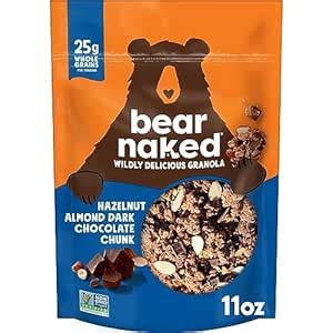 Amazon Bear Naked Granola Cereal Whole Grain Granola Breakfast Snacks Hazelnut Almond