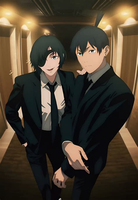 New Official Illustration Of Aki And Himeno Rchainsawman