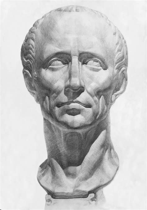 Цезарь рисунок головы - 72 фото