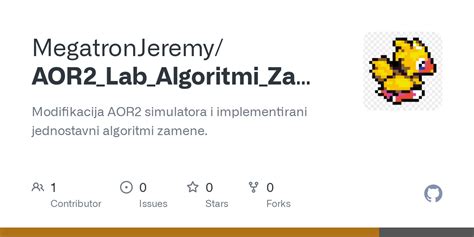 github megatronjeremyaorlabalgoritmizamene modifikacija aor