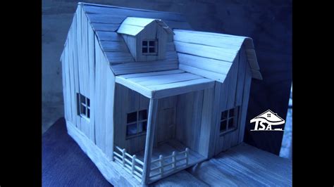 How To Make A Wooden Model House Youtube