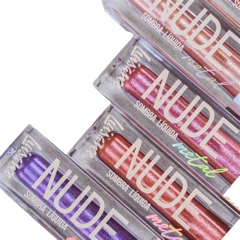 SOMBRA LÍQUIDA NUDE METAL LUISANCE QUE MAKE