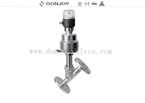 22 Way Pneumatically Actuated Angle Seat Valve Dn10