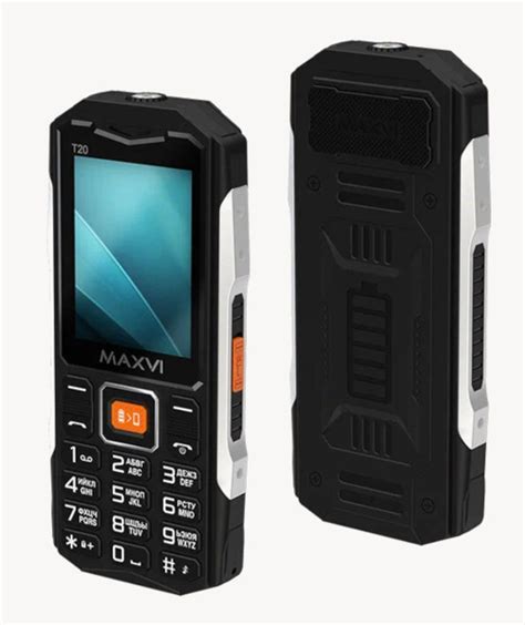 Мобильный телефон Maxvi T20, черный - купить по выгодной цене в ...