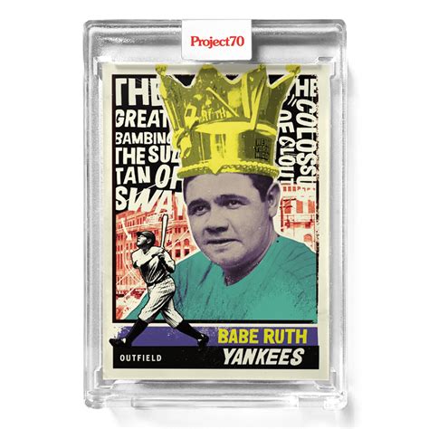 Topps Project70 Card 580 1976 Babe Ruth By New York Nico
