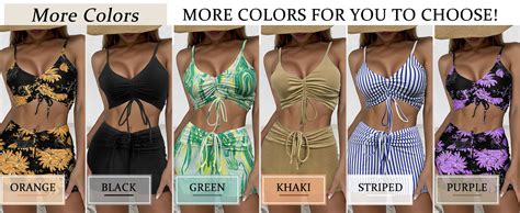 Amazon Swmmer Liket High Waisted Bikini Sets For Women Boy Shorts Swimsuits Sporty Bathing