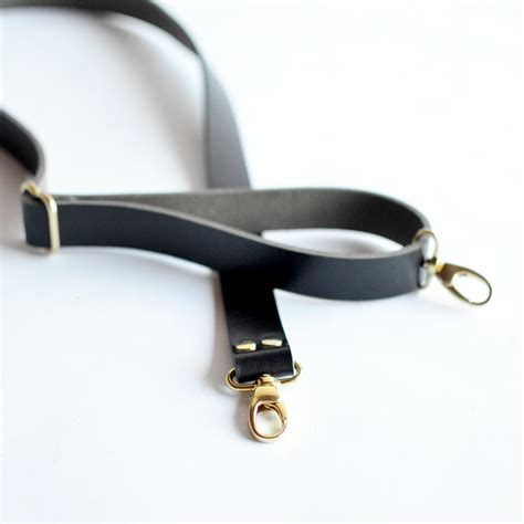 adjustable crossbody strap black leather moss bags