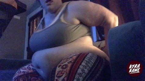 Kyras BBW Fetish Depot Pre Lunch Tummy Stretching Food Stuffing MP HD
