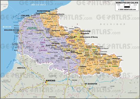 carte du nord pas de calais plusieurs cartes de la region