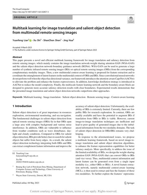 Multitask Learning For Image Translation And Salient Object Detection