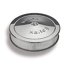 Holley Chrome Round Air Cleaner For A Classic Engine Look