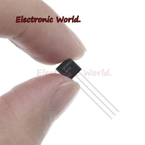 LM35DZ TO 92 LM35 Precision Centigrade Temperature Sensor For IC Low