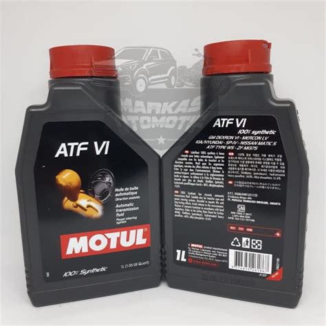 MOTUL ATF VI 1L OLI TRANSMISI MATIC DEXTRON 6 100 ORIGINAL Lazada