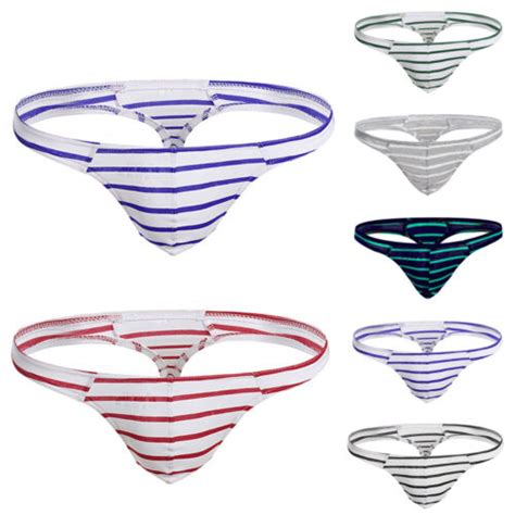 Männer Badehose Strand Tanga Sexy Badeanzug Low Waist Bikini Gay Badeanzug G eBay
