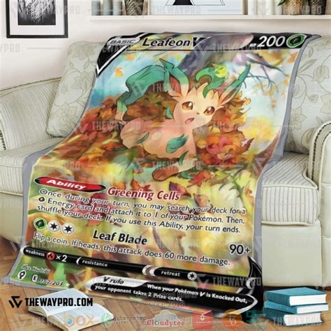 Pokemon Leafeon Blanket Hot Sale 2025