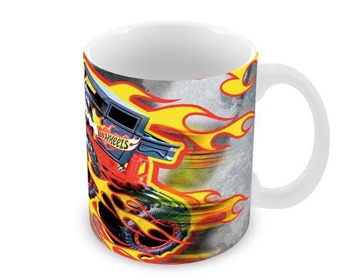 Caneca Polímero Hot Wheels Monster Trucks Personalizada Elo