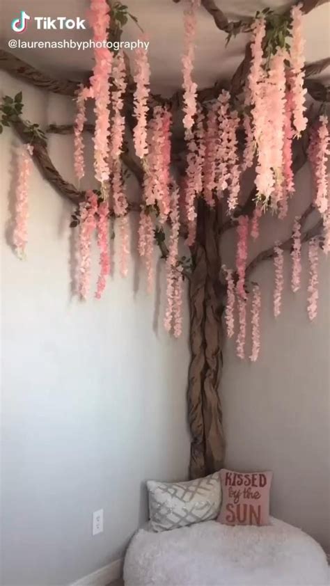 DIY Wisteria Tree [Video] | Easy diy room decor, Diy room decor videos ...