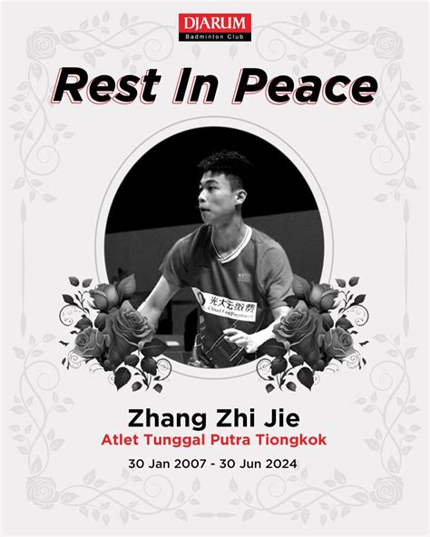 Zhang Zhi Jie Died While Defending for China at the Asian Junior ...