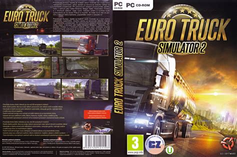 Euro Truck Simulator 2 (2012) CZ/SK PC DVD Cover & Label - DVDcover.Com