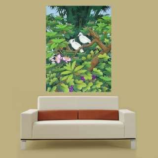 Hand Painting Balinese Bali Starling Jalak Detailed