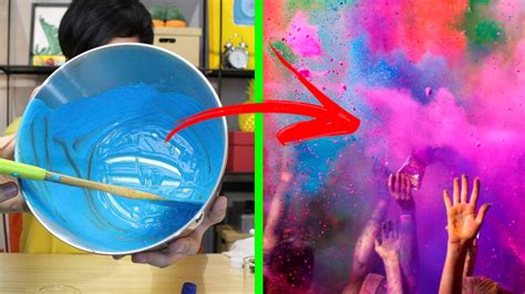 COMO FAZER PÓ COLORIDO PARA FESTA MAIZENA HOLI GULAL YouTube