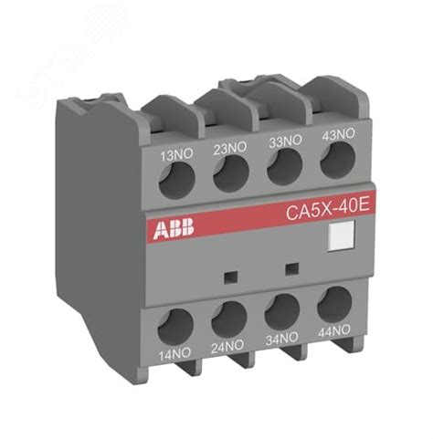 Блок контактный дополнительный CA5X-22M (2НО+2НЗ) фронтальный для ...