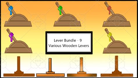 Wooden Lever Bundle Gamedev Market