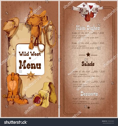 Western Themed Menu Ideas At Ava Lazarev Blog