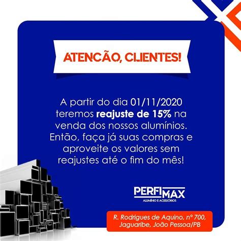 Perfimax Jaguaribe Alumínio E Acessórios Ltda - Perfimax Alumínio E Acessórios Ltda | João Pessoa PB