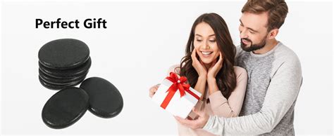 Amazon Ciieeo Pcs Body Massage Hot Rocks Hot Stones On Back Round Hot Stones Hot Stone