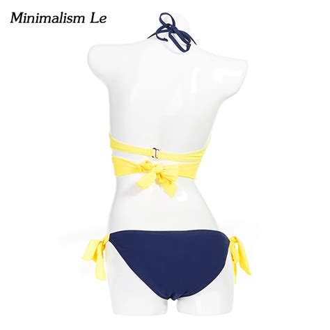 Patchwork Print Bikini Push Up Bathing Suits